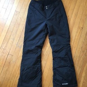 Women’s Medium Black Columbia Insulated Snow Pants